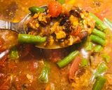A picture of step 7 of Chipotle Black Bean Burger Soup 🥣.
