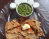 A picture of step 5 of Gajar Gobhi Khasta Parantha.