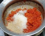 A picture of step 3 of Gajar ka halwa.