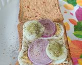 A picture of step 3 of Boiled Egg Sandwich.