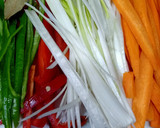 Foto del paso 1 de la receta: Corvina en su jugo, con verduras