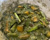 A picture of step 5 of Moms secret gandhali recipes.