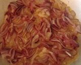 A picture of step 2 of Spicy Brinjles.