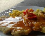 Foto langkah ke 5 dari resep Steak tempe crispy saos sederhana rasa luar biasa.