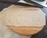 A picture of step 5 of Mutabbaqa (not crunchy version).