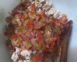 Foto del paso 8 de la receta: Canastas Rellenas de Pollo con Masa de Harina de Arvejas (apto diabéticos)