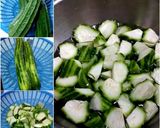 รูปขั้นตอนการทำที่ 1 ของ ผัดบวบหมูสับ