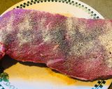 A picture of step 2 of Grilled Bacon 🥓 Wrapped Steak 🥩.