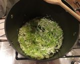 A picture of step 2 of Rough Chop Cabbage and White Bean Soup.
