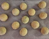Foto del paso 5 de la receta: Bombas de mijo rellenas de rúcola y queso