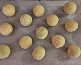 Foto del paso 5 de la receta: Bombas de mijo rellenas de rúcola y queso