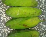 Foto del paso 1 de la receta: Empanada de plátano rellena