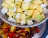 A picture of step 1 of Satvik Lauki Aaloo Sabji~Light Soulful Meal Dish -BottleGourd-Potato Curry😋.