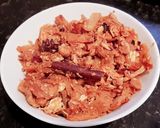 A picture of step 4 of Kottu parotta chicken.