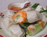 Hình bước làm 2 của món Gỏi cuốn tôm thịt