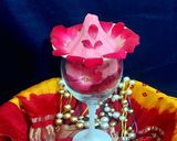 A picture of step 5 of Rose paneer modak.