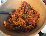 Une image de l'étape 4 de Tomates roses « pieuvres » aux carottes et anchois sur pissenlit du jardin.