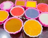 Hình bước làm 4 của món Bánh Trung Thu Rau Câu Nhân Flan