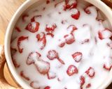 Hình bước làm 1 của món 🌱 Mứt Dâu Tây Nguyên Trái