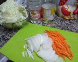 Foto del paso 1 de la receta: Repollo blanco en escabeche