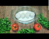 A picture of step 18 of Instant Bread dahi bhalle.