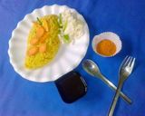 A picture of step 4 of Dambun cous cous.