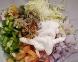 A picture of step 1 of Lunch Box (veg sandwich).