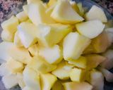 Foto del paso 1 de la receta: BUDÍN DE 🍐PERAS🍐 Y 🍎MANZANA🍎 CARAMELIZADAS