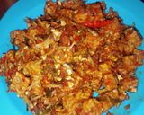 Foto langkah ke 7 dari resep Sambal Tempe Teri Daun Jeruk.