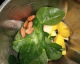 A picture of step 1 of Cumber apple(green smoothie).