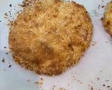 A picture of step 6 of “Fish and chips” - Mulloway with a Pallete d’All Doux and Garlic Chips.
