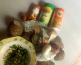 A picture of step 1 of Nduma bite# creative nduma contest.