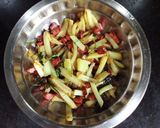 আলু গাজর ভাজা (aloo gajor bhaja recipe in bengali) রেসিপির ধাপ 3 ছবি
