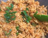 Foto langkah ke 4 dari resep Kimchi Bokkeumbap - Nasi goreng kimchi.