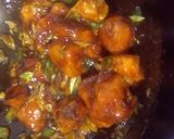 A picture of step 4 of Idli chilli.