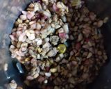 A picture of step 1 of Anardana chutney.