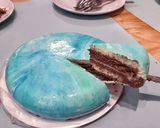 鏡面蛋糕（青檸巧克力慕斯）Mirror Glaze Cake (Lime Chocolate Mousse)的食譜步驟12照片