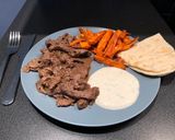 A picture of step 10 of Beef Shawarma.
