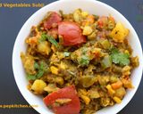 A picture of step 9 of Mixed Vegetable Subji.