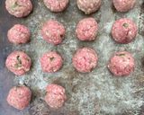 Foto del paso 1 de la receta: Albóndigas en freidora de aire con fideos konjac