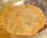 A picture of step 3 of Kuttu ki aloo puri (buckwheat).