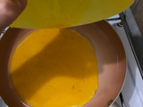 Omelette relleno de jamón y queso