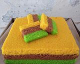 Foto langkah ke 5 dari resep Bolu kukus singkong tiga rasa,.😋😋.