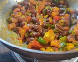 A picture of step 2 of Grill rajma paneer pocket.