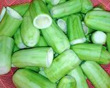 صورة لخطوة 1 من وصفة محشي كوسة وورق عنب