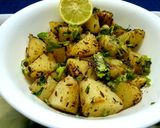 A picture of step 2 of Farali Jeera Aloo.