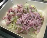 Une image de l'étape 10 de Gratin de blettes et panais au jambon blanc et emmental.