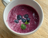 A picture of step 3 of Beetroot, blueberry and banana smoothie 🌿.