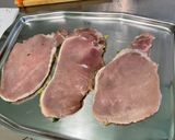 Une image de l'étape 5 de Médaillons de porc grillés à la moutarde et poivrons rouges.