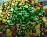 A picture of step 7 of Mixed veg masala vermicelli (namkeen sevai).